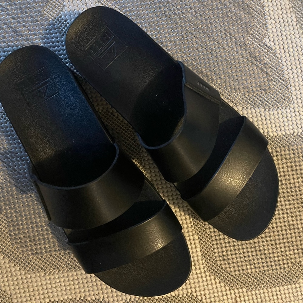 Black Slide Sandals